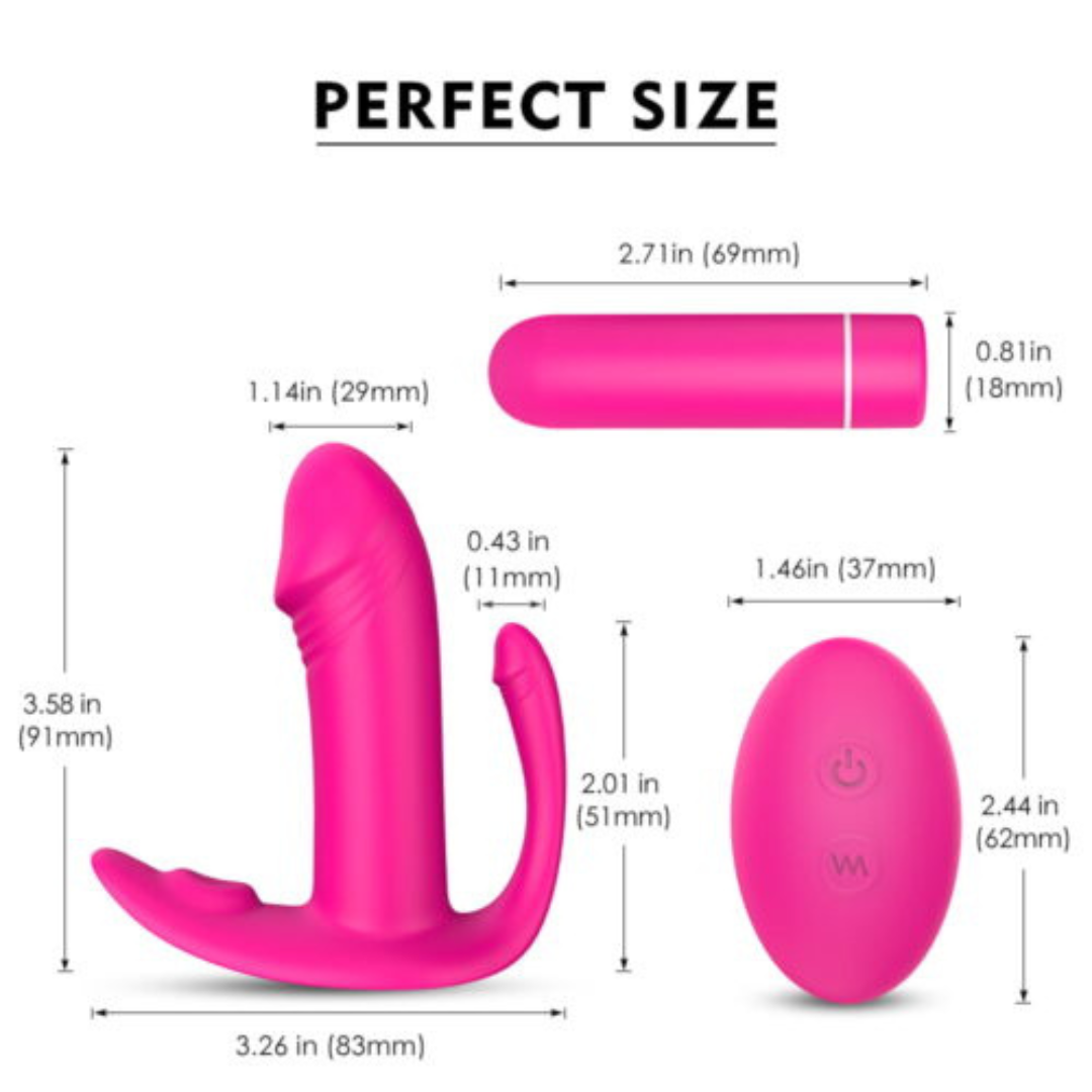 Remote Control Wearable Vibrator