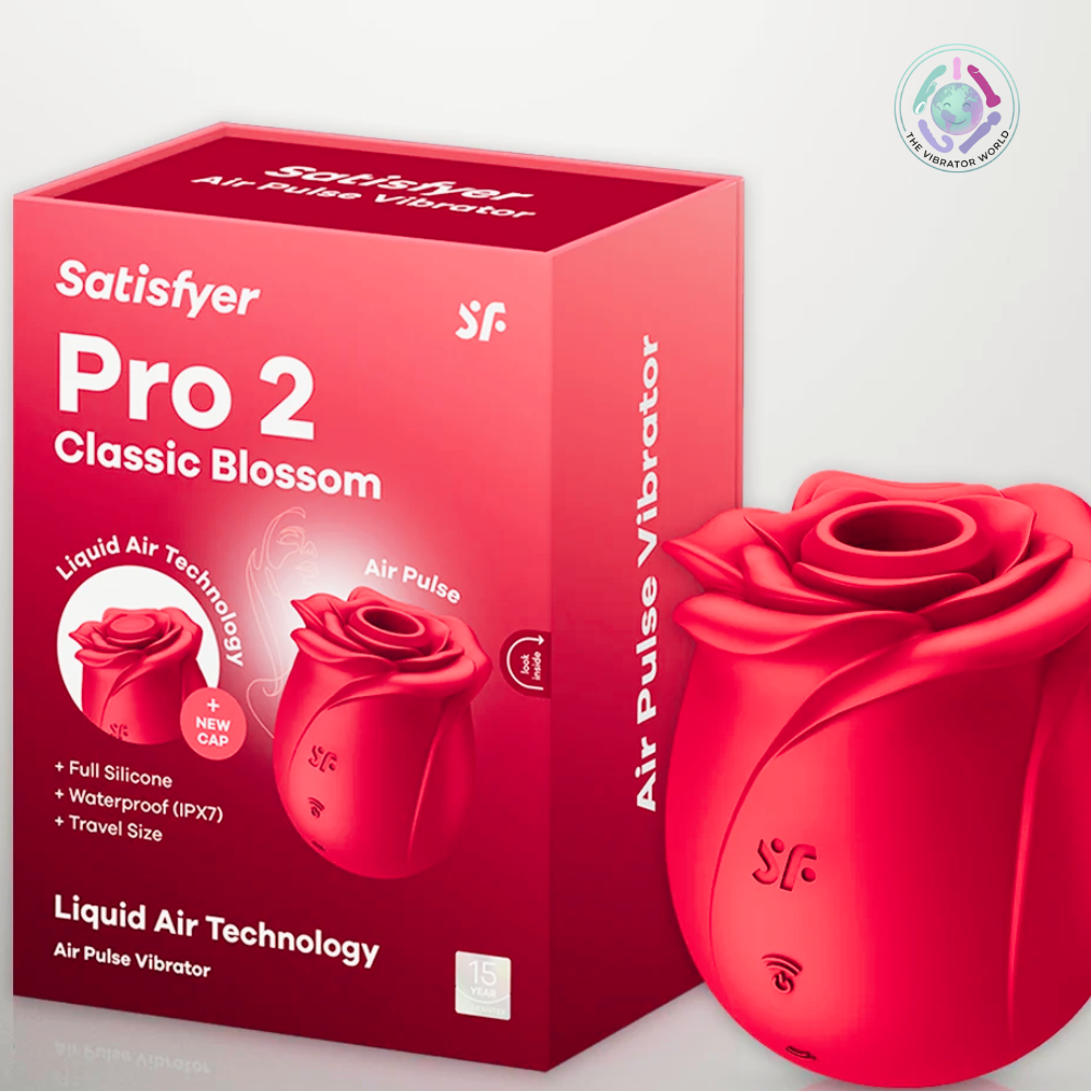 Satisfyer Pro 2 Classic Blossom Rose Suction Massager
