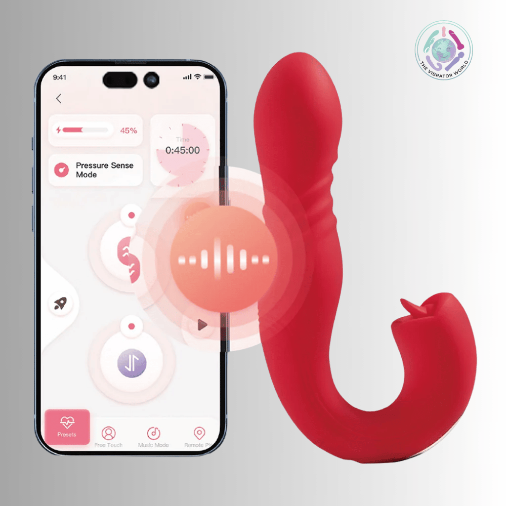 Honey Play Box Joi Thrust 2 App-Controlled Thrusting & Licking Vibrator