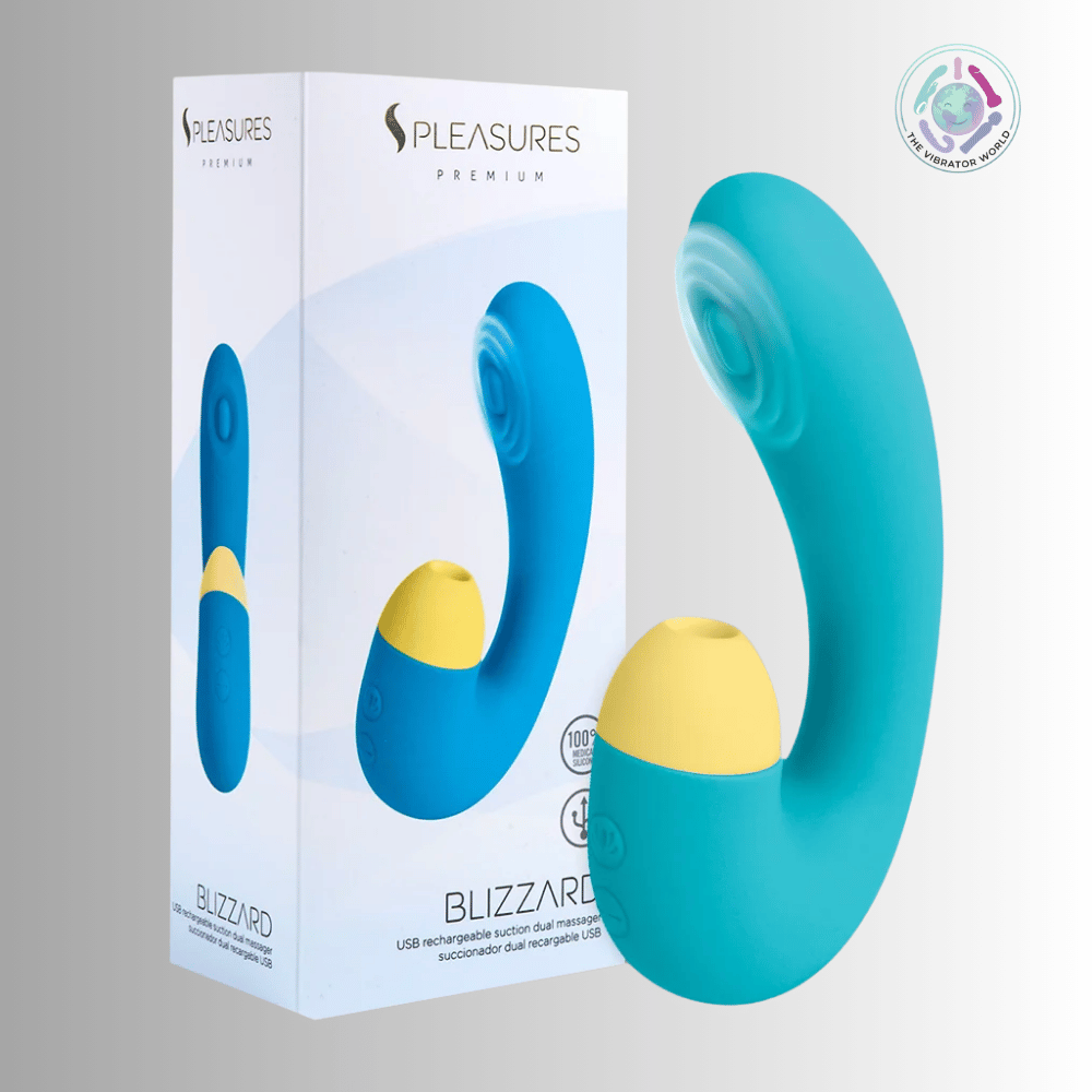 Blizzard Dual Stimulation Suction & G-Spot Vibrator